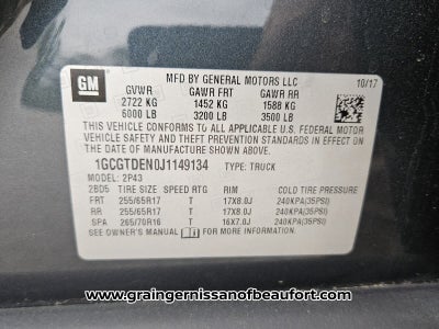 2018 Chevrolet Colorado 4WD Z71