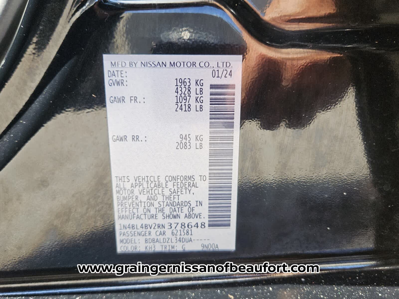 2024 Nissan Altima 2.5 S