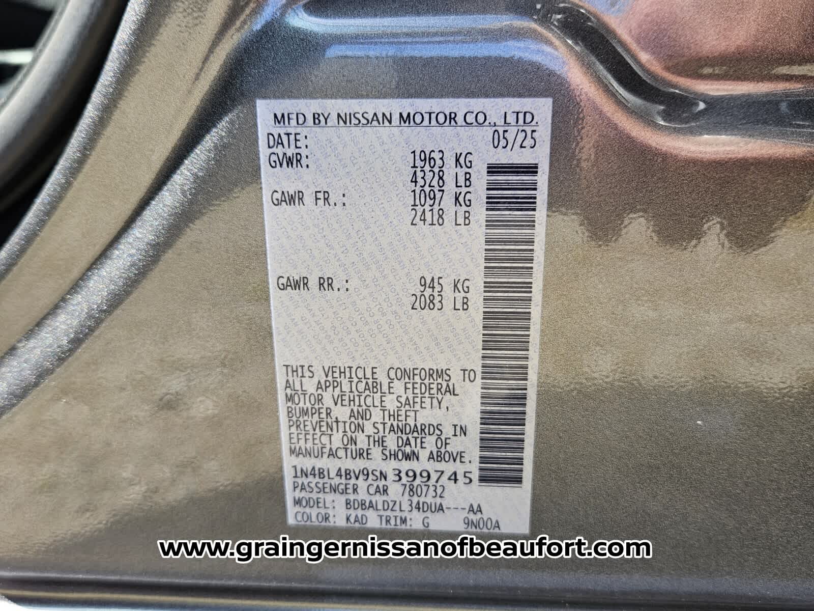 2025 Nissan Altima S