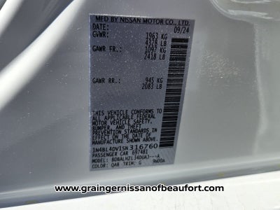 2025 Nissan Altima SV