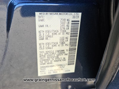 2019 Nissan Frontier PRO-4X