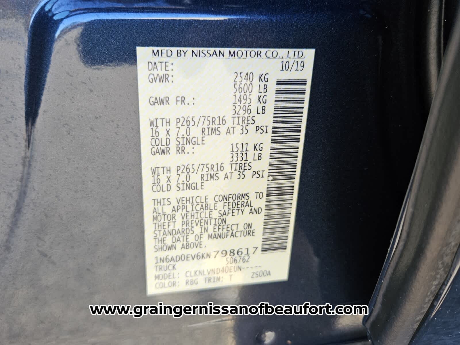 2019 Nissan Frontier PRO-4X