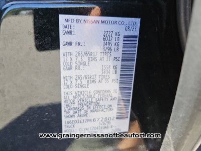 2023 Nissan Frontier SV