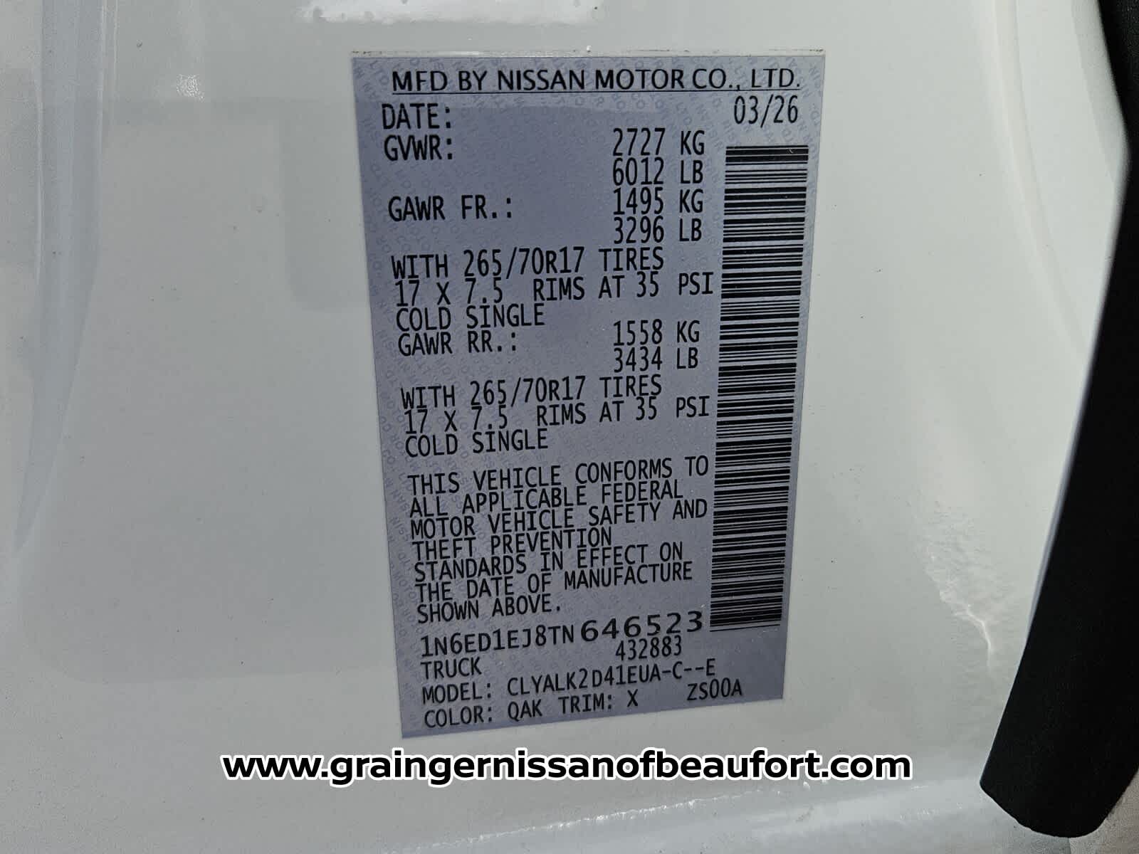 2026 Nissan Frontier PRO-X