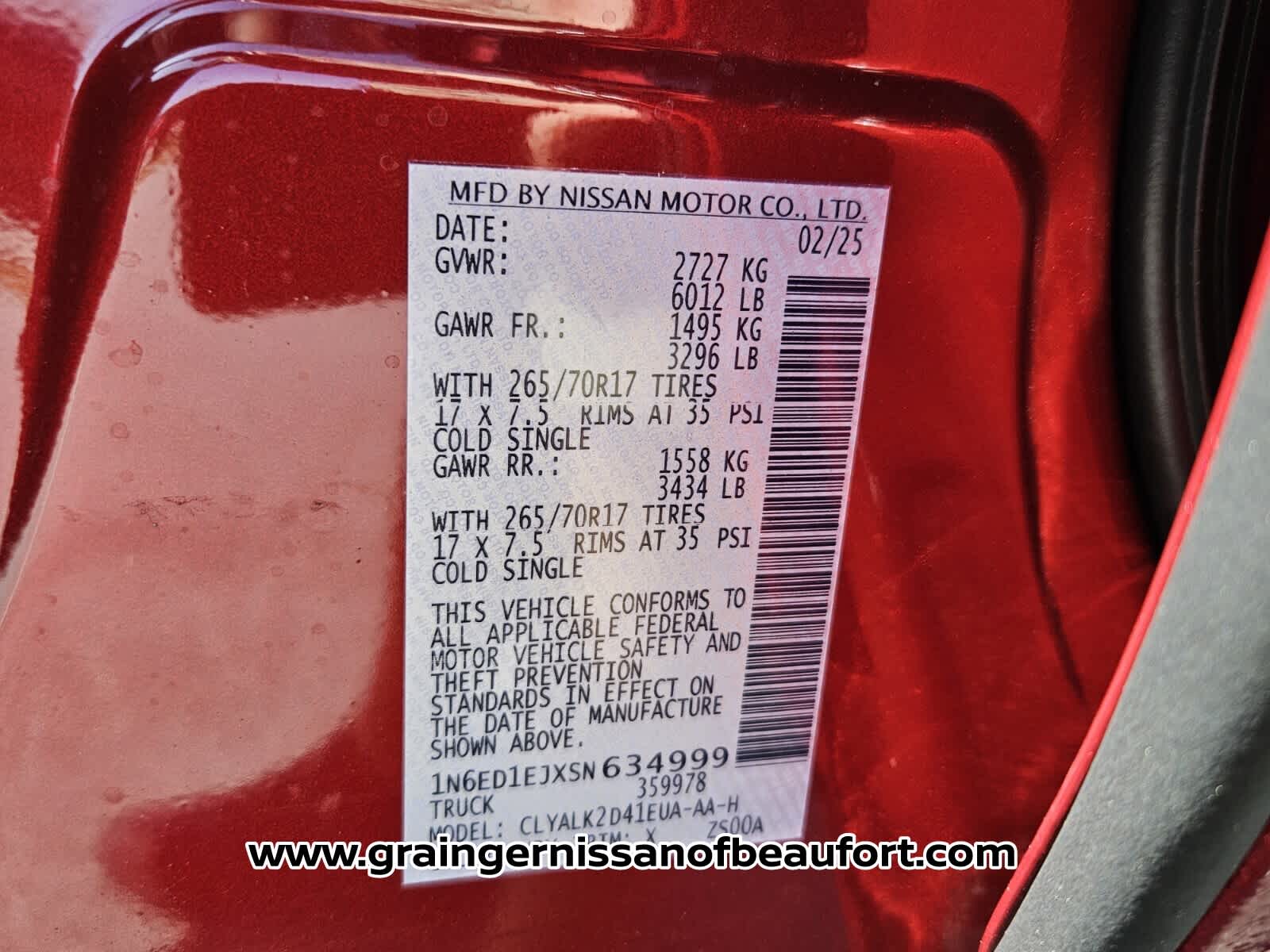 2025 Nissan Frontier PRO-X