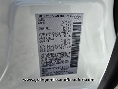 2026 Nissan Frontier S