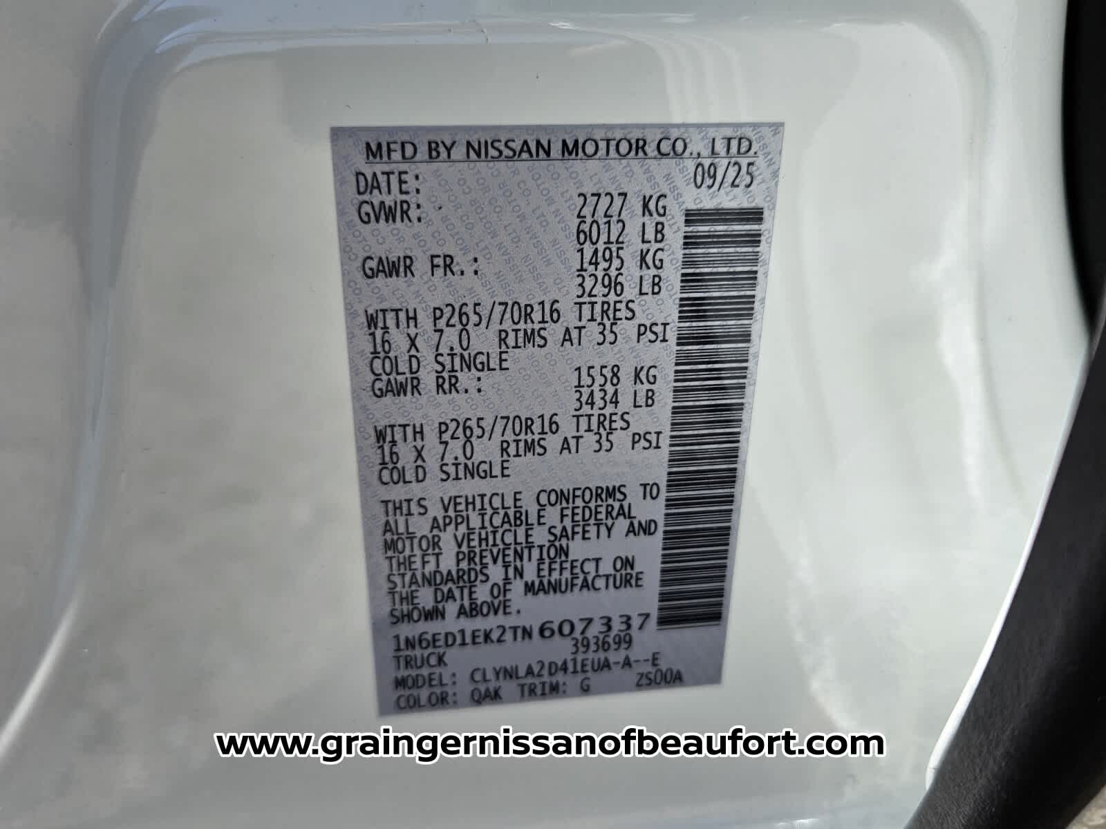 2026 Nissan Frontier S