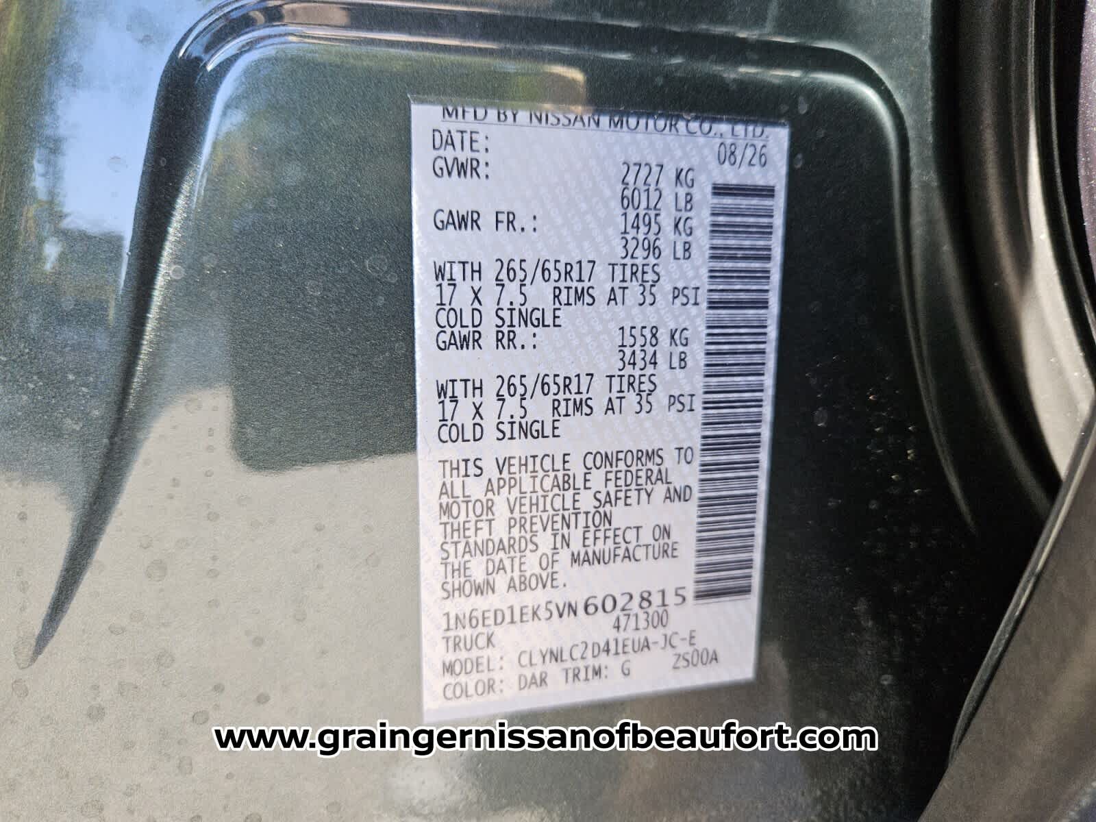 2027 Nissan Frontier SV