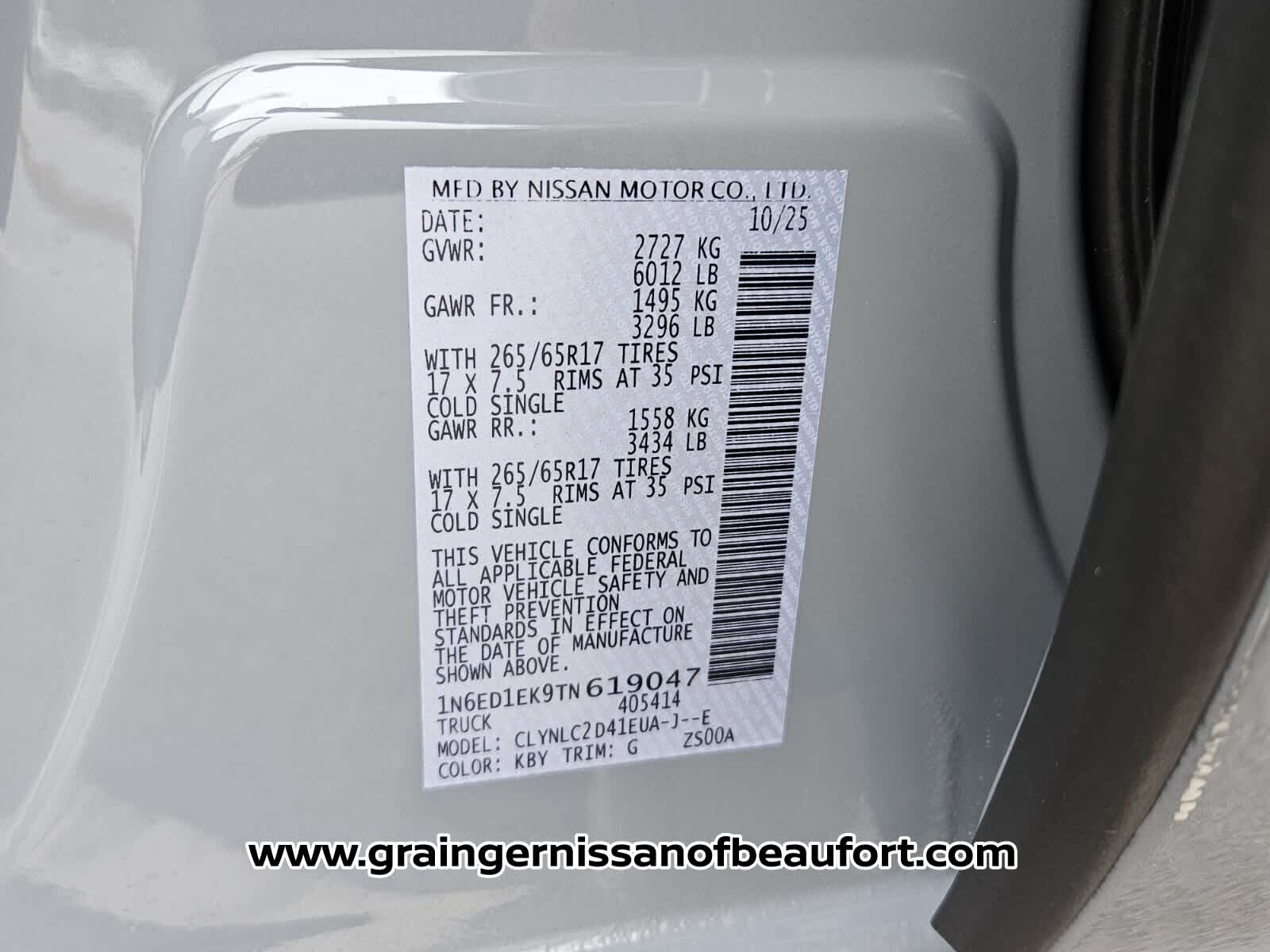 2026 Nissan Frontier SV