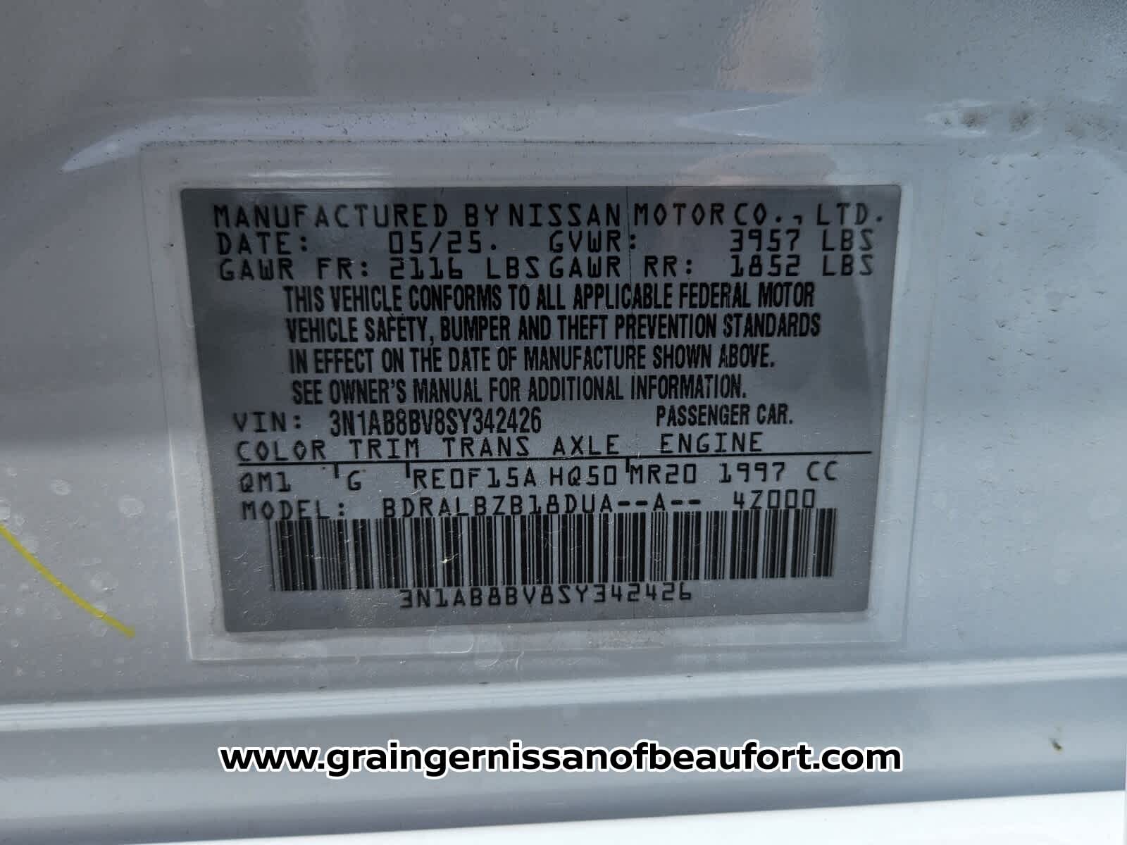 2025 Nissan Sentra S