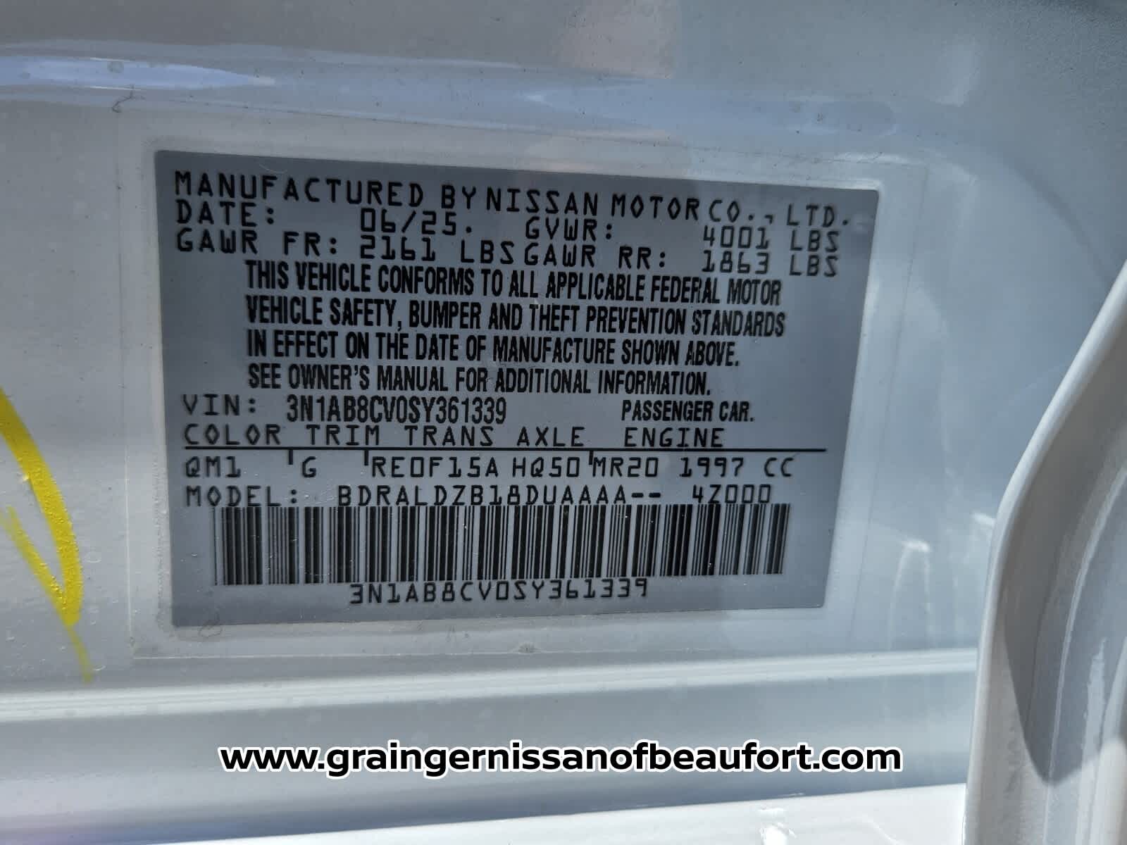 2025 Nissan Sentra SV