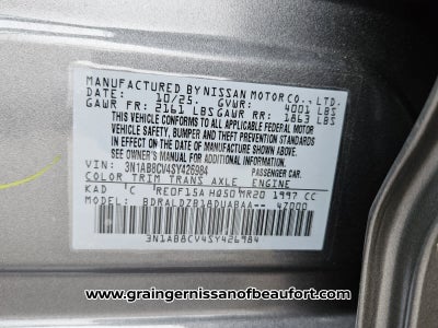 2025 Nissan Sentra SV