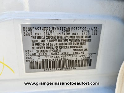 2024 Nissan Sentra SR