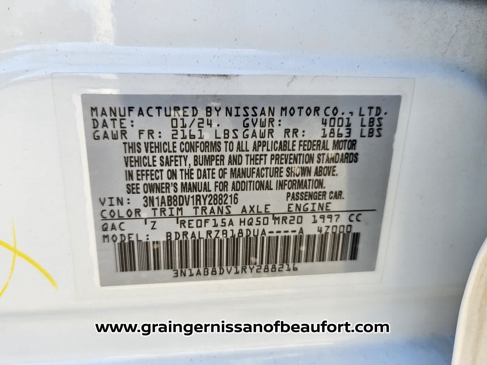 2024 Nissan Sentra SR