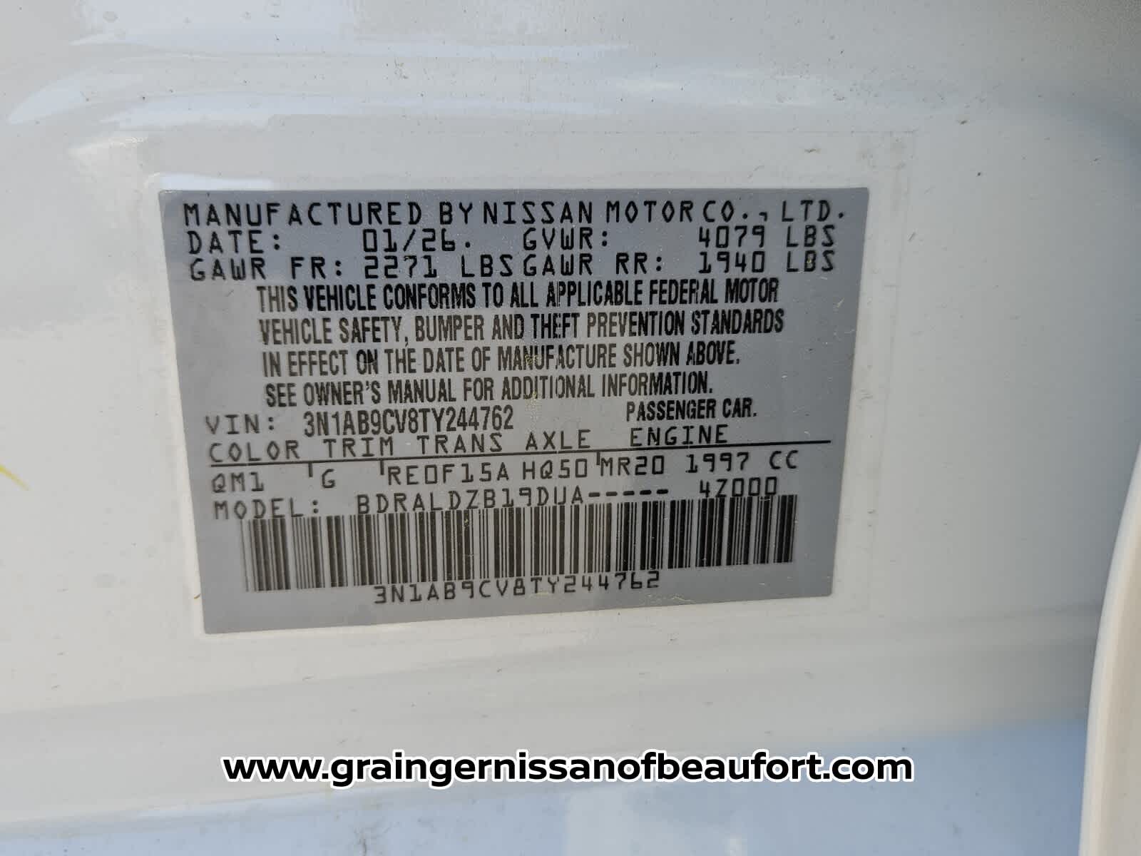 2026 Nissan Sentra SV