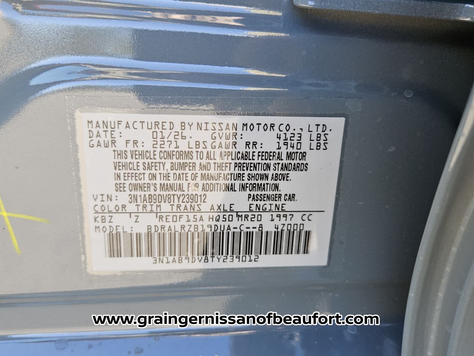 2026 Nissan Sentra SR