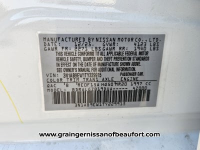 2026 Nissan Sentra SL