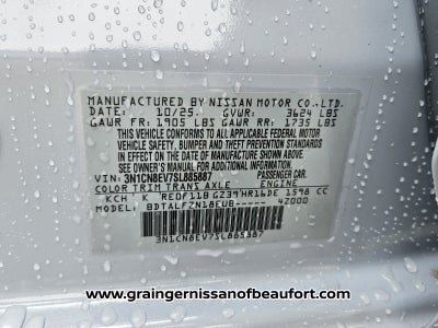 2025 Nissan Versa SV