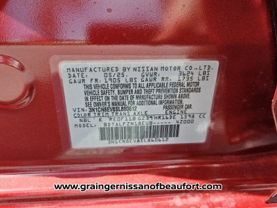 2025 Nissan Versa SV