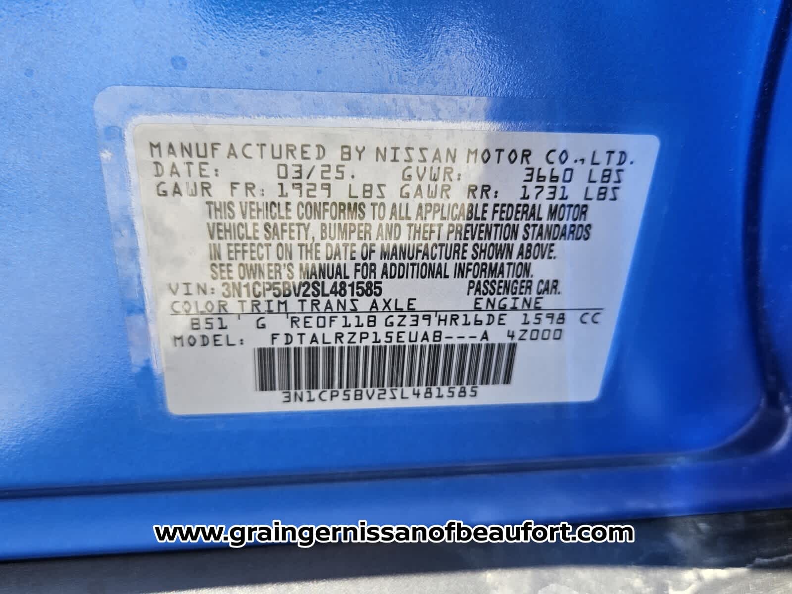 2025 Nissan Kicks Play S