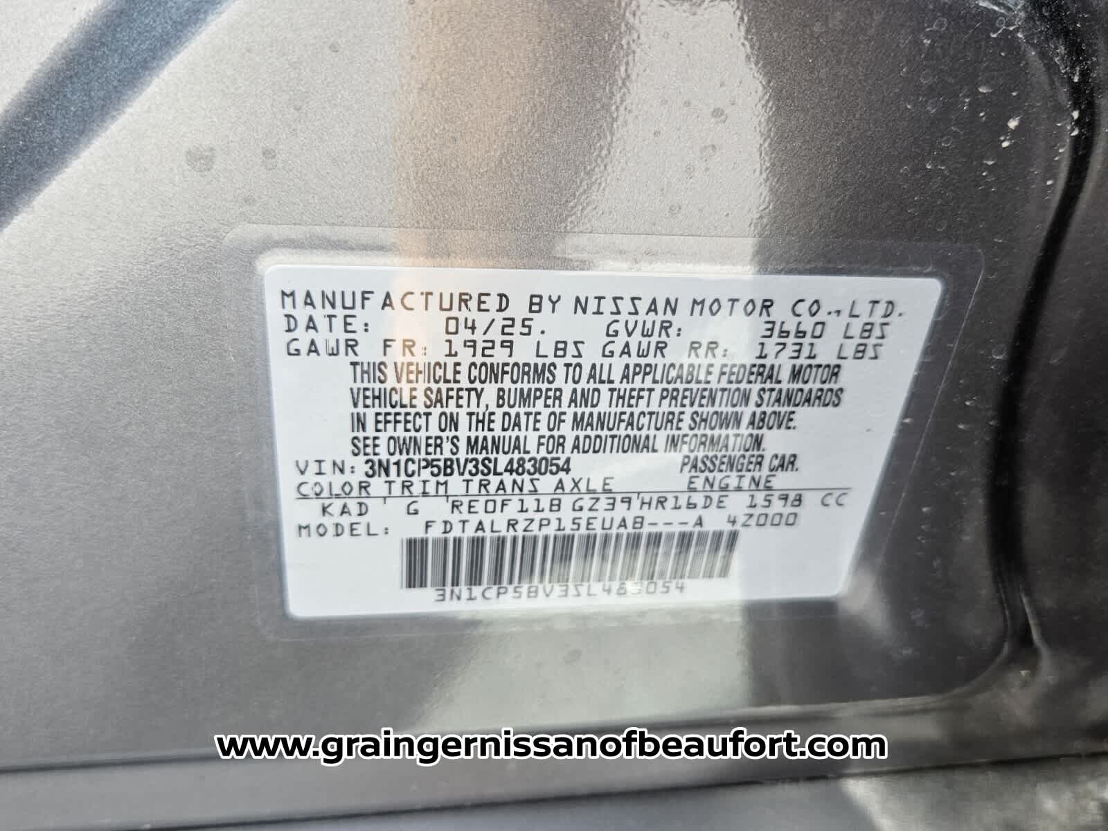 2025 Nissan Kicks Play S