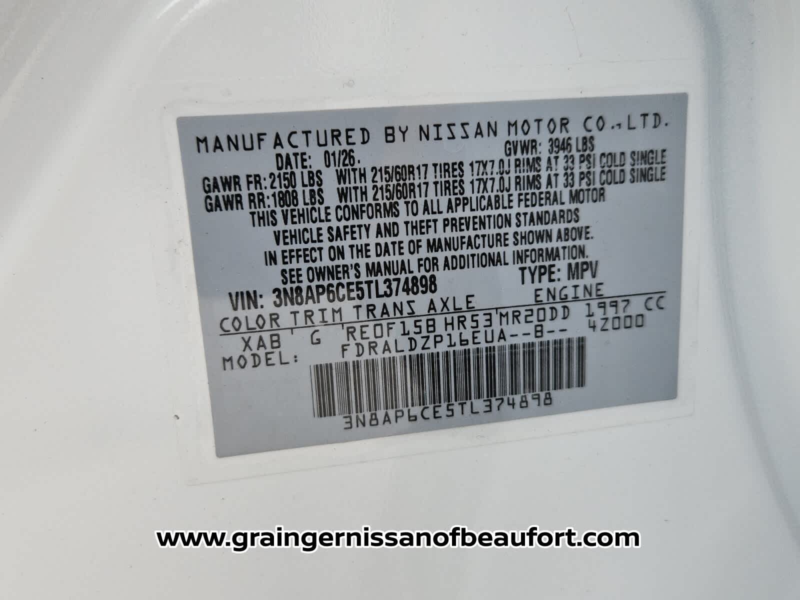 2026 Nissan Kicks SV