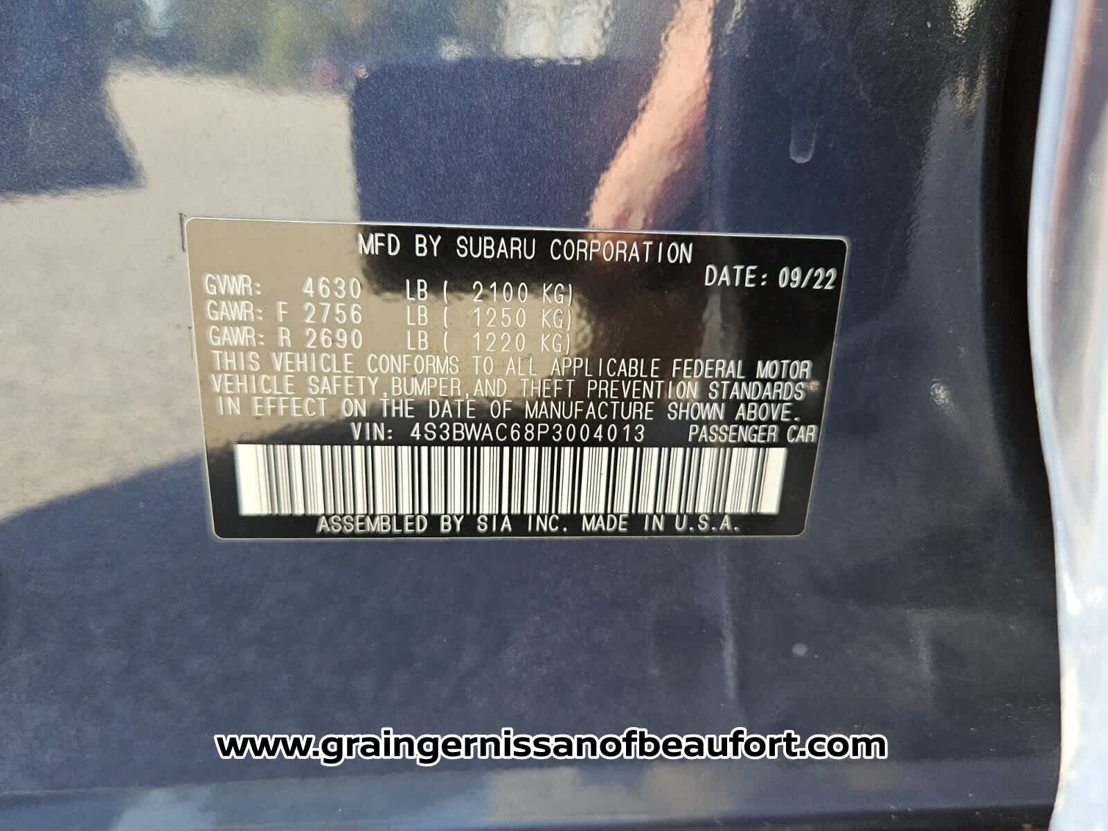 2023 Subaru Legacy Premium