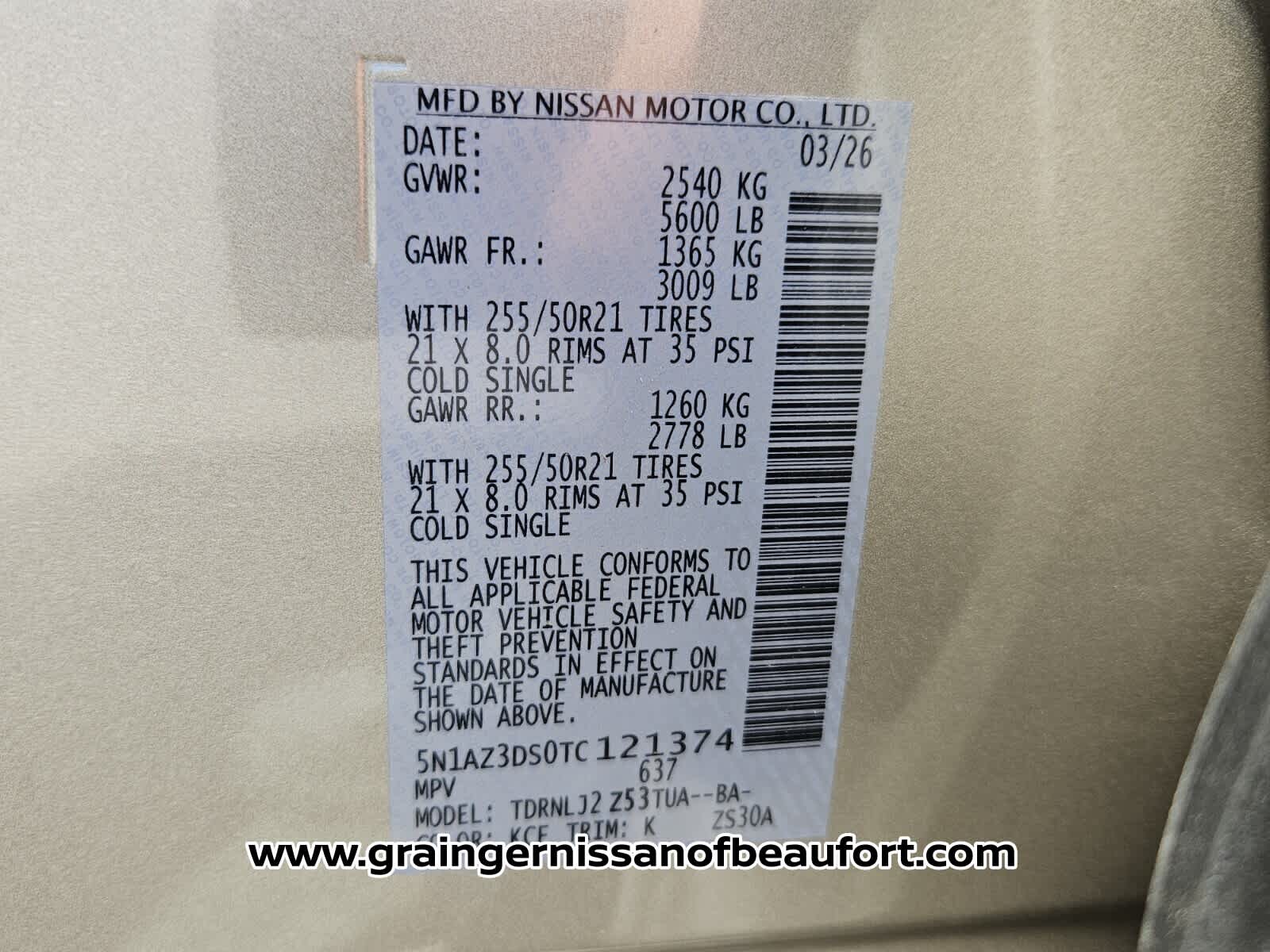 2026 Nissan Murano Platinum