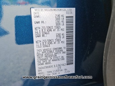 2026 Nissan Murano Platinum