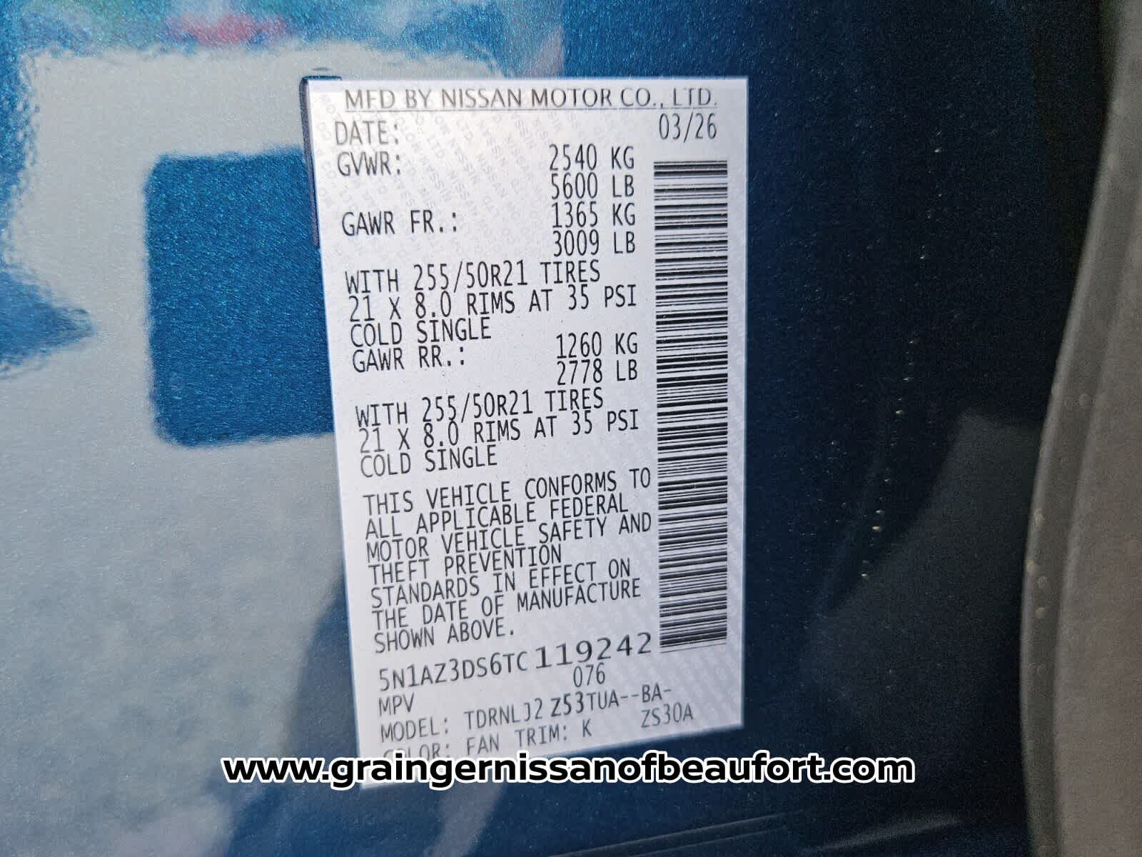 2026 Nissan Murano Platinum