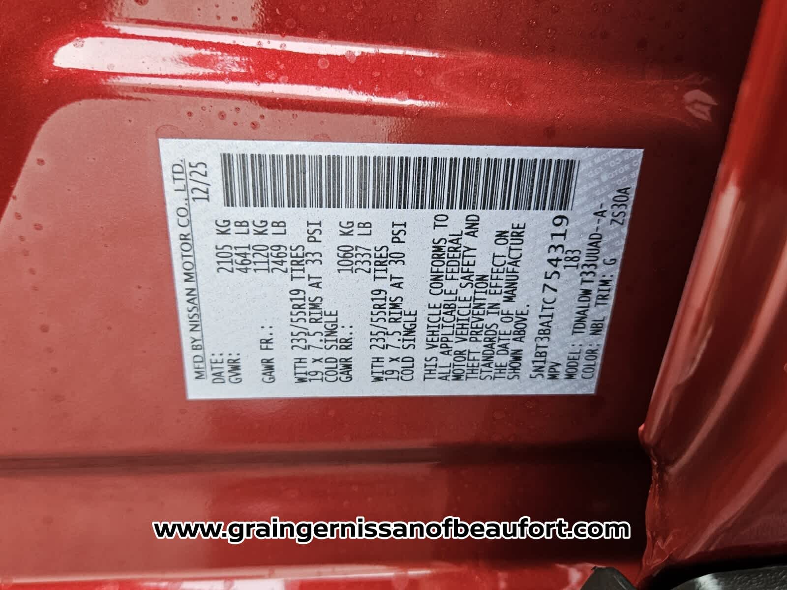 2026 Nissan Rogue Dark Armor