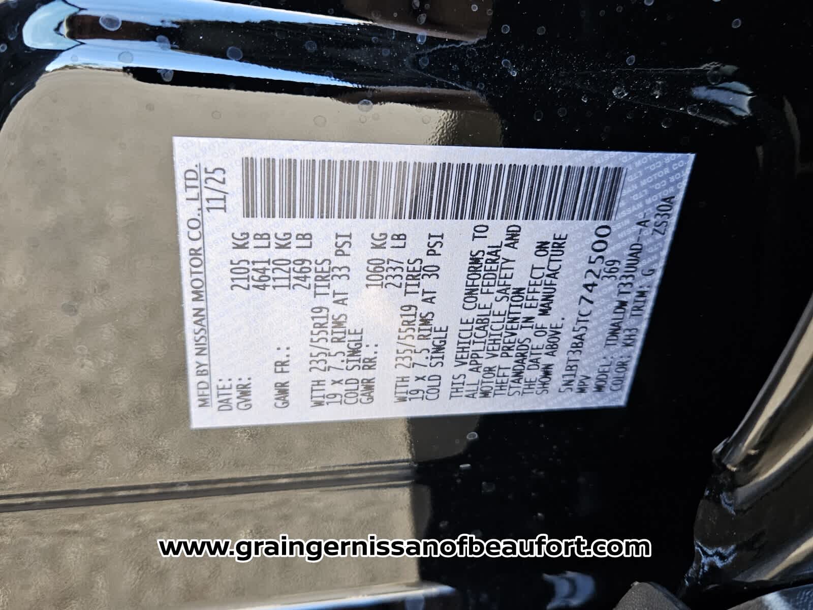 2026 Nissan Rogue Dark Armor