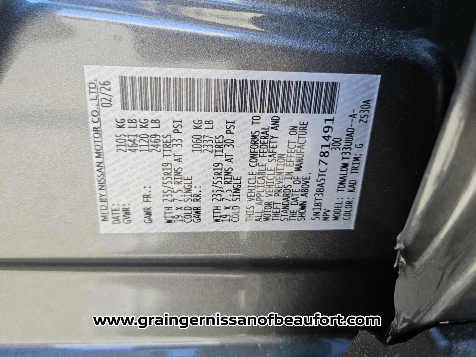 2026 Nissan Rogue Dark Armor