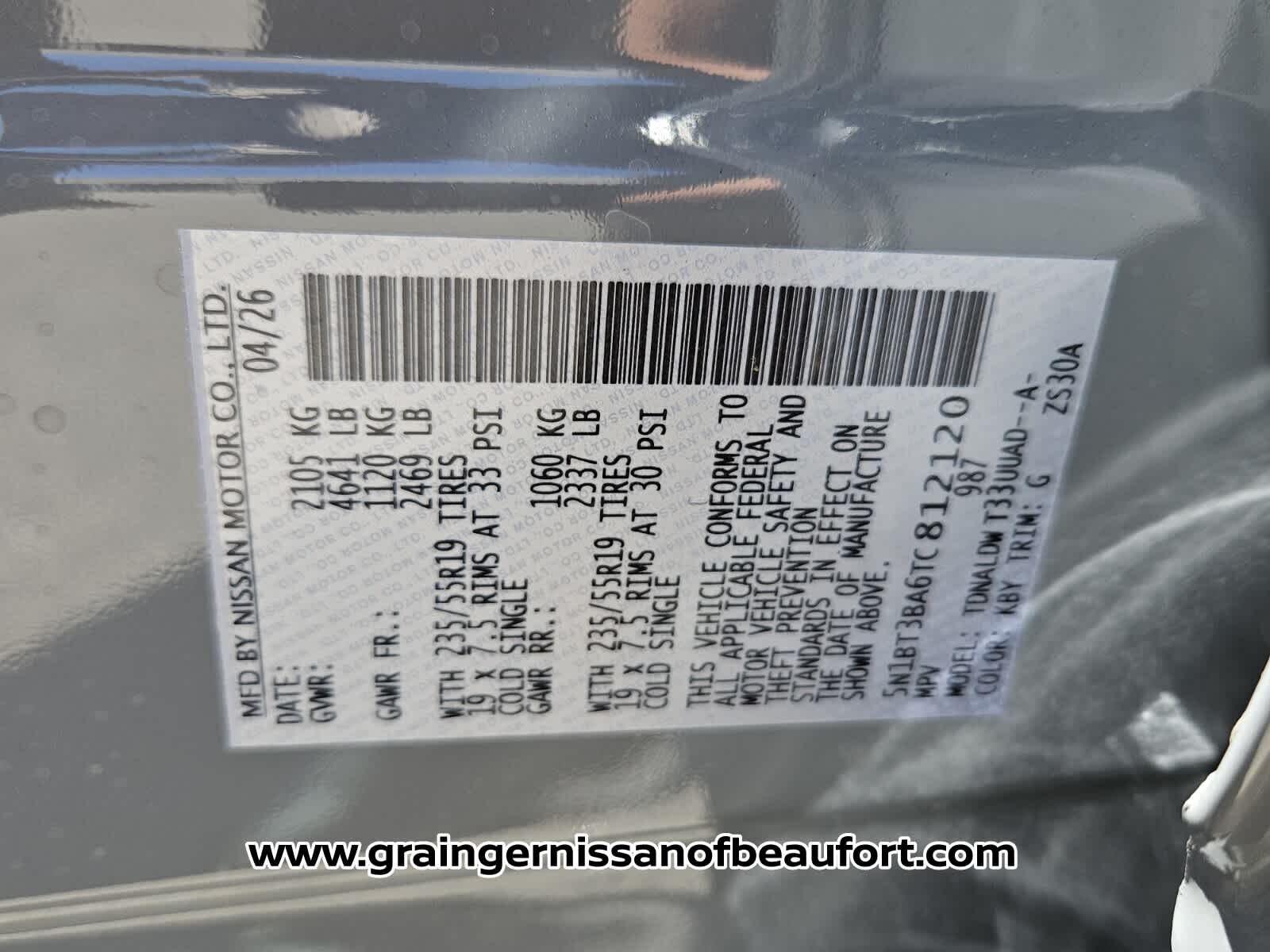 2026 Nissan Rogue Dark Armor