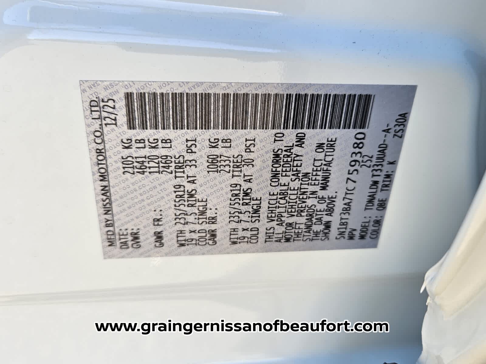 2026 Nissan Rogue Dark Armor