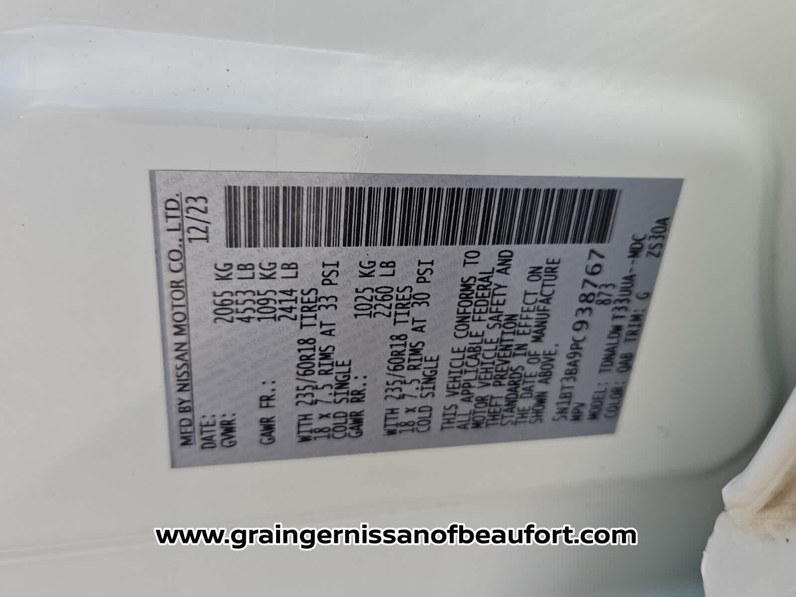 2023 Nissan Rogue SV