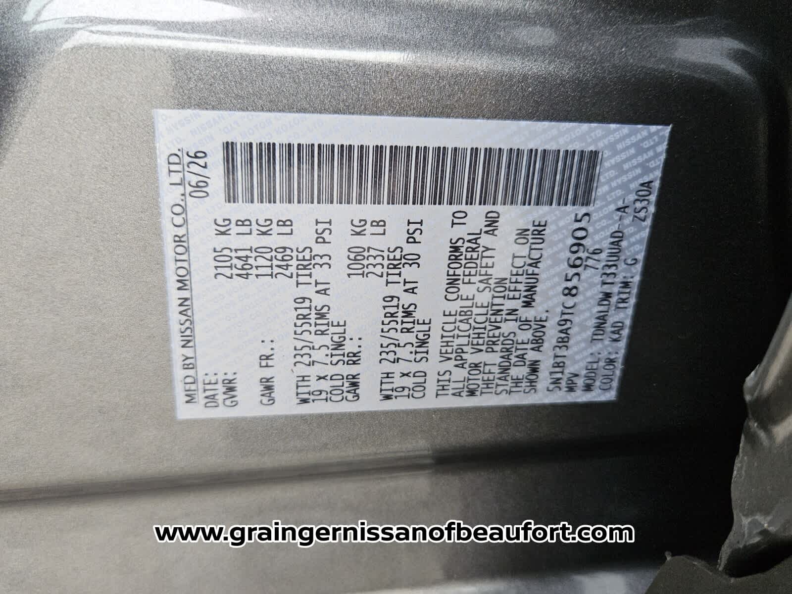 2026 Nissan Rogue Dark Armor