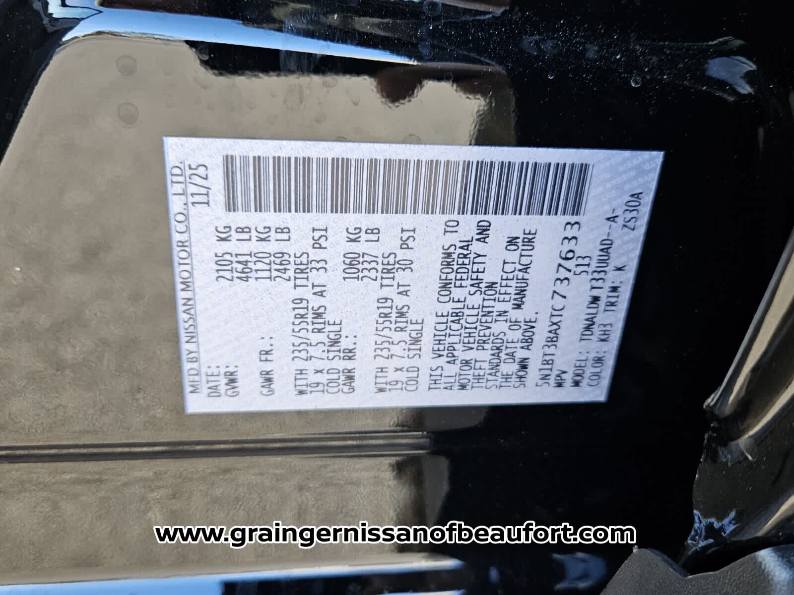 2026 Nissan Rogue Dark Armor