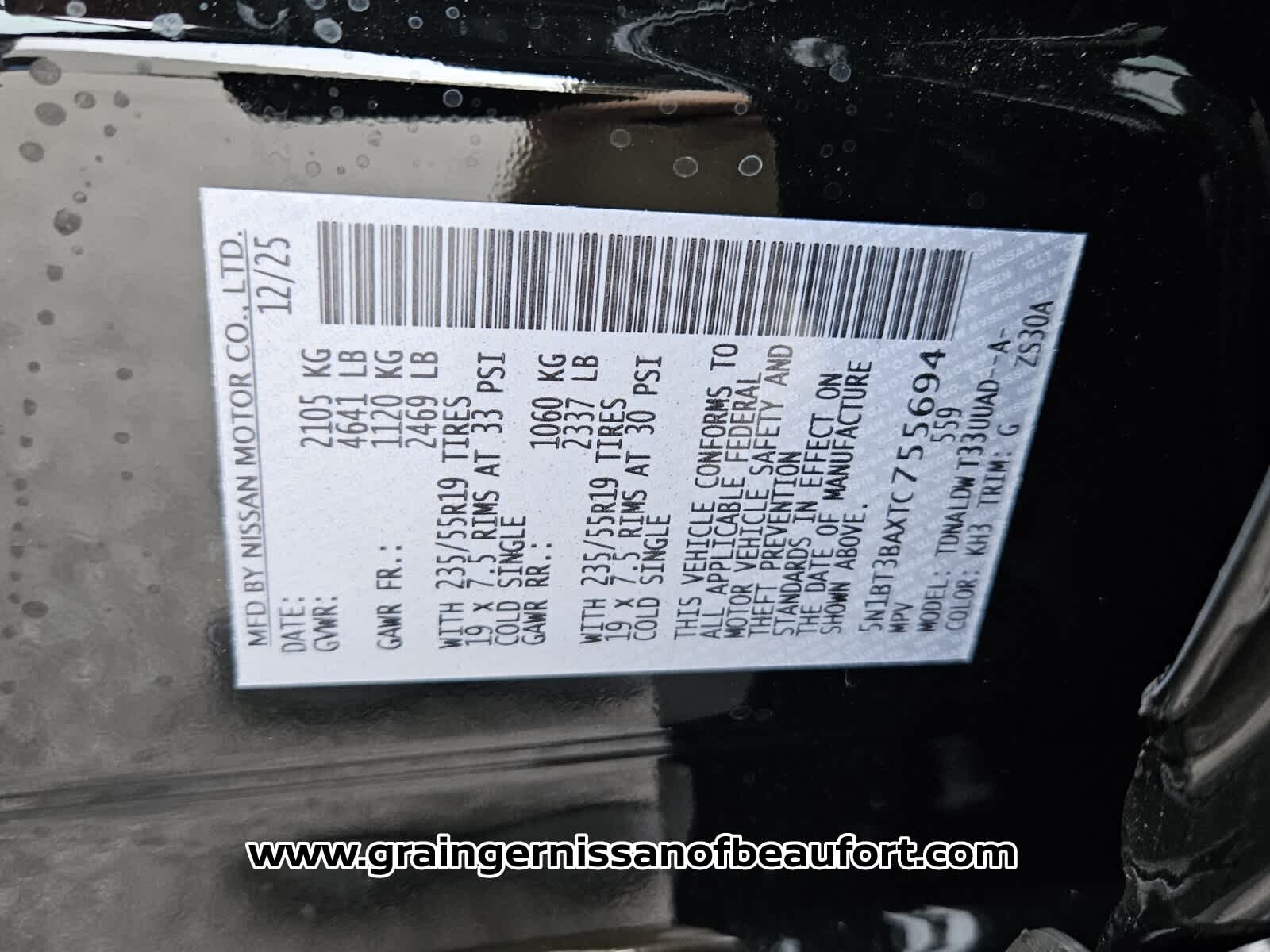 2026 Nissan Rogue Dark Armor