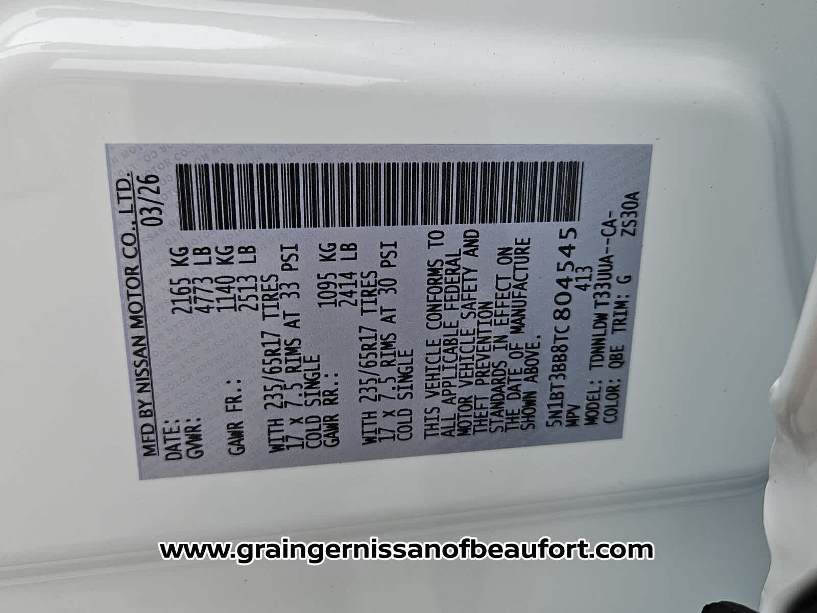 2026 Nissan Rogue Rock Creek