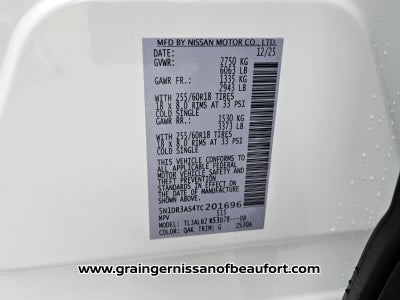 2026 Nissan Pathfinder S