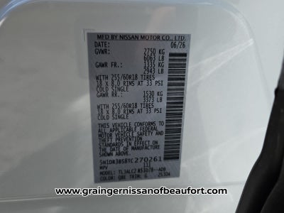 2026 Nissan Pathfinder SV