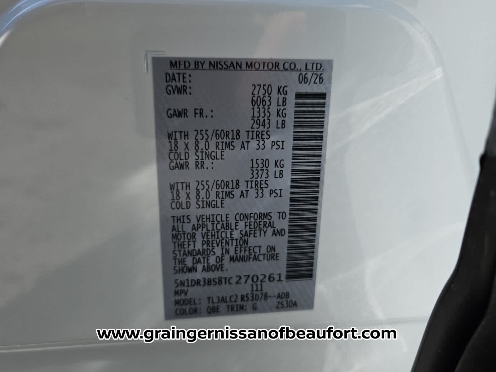 2026 Nissan Pathfinder SV