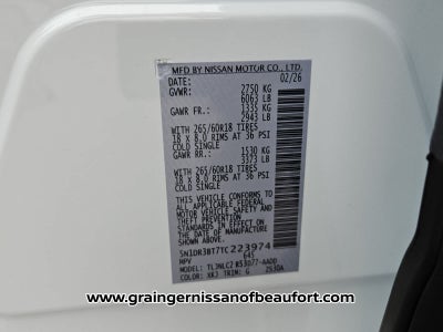 2026 Nissan Pathfinder Rock Creek