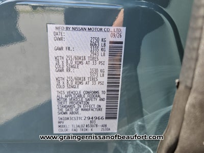 2026 Nissan Pathfinder SL
