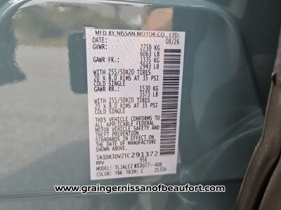 2026 Nissan Pathfinder Platinum