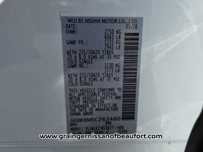 2026 Nissan Pathfinder Platinum