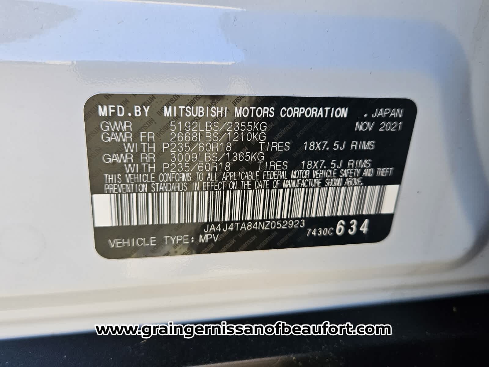 2022 Mitsubishi Outlander ES