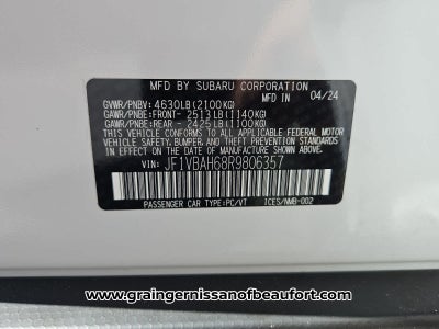 2024 Subaru WRX Premium