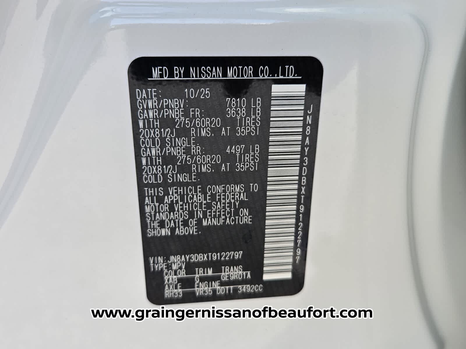 2026 Nissan Armada PRO-4X